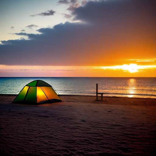 Coastal Camping Midjourney: Create Your Own Scenic Adventure - Socialdraft