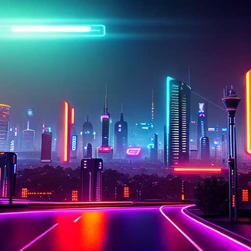 Holographic Cityscape Midjourney Prompt for Stunning Futuristic Art - Socialdraft