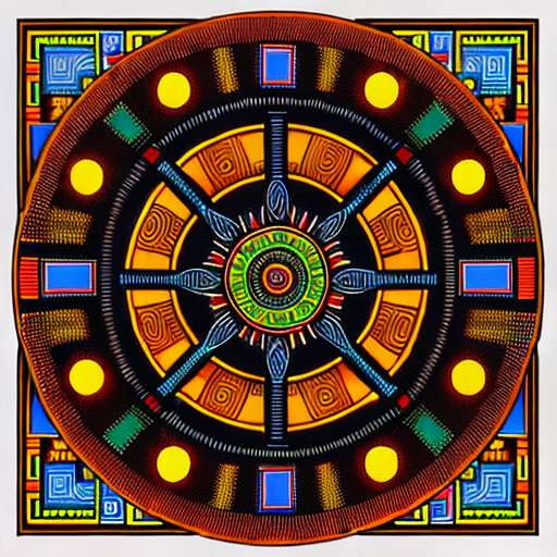 Aztec Warrior Mandala: Customizable Midjourney Prompt for Unique and Stunning Art - Socialdraft