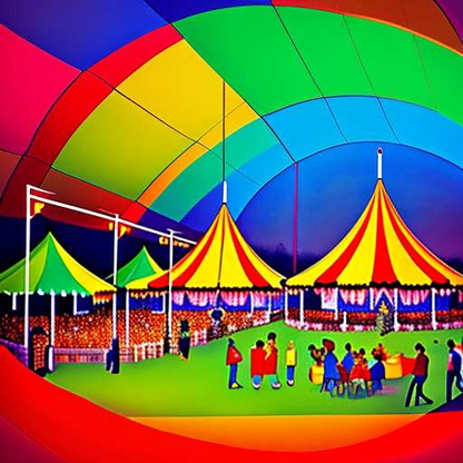 Circus Gouache Illustrations Midjourney Prompts - Create Your Own Amazing Circus Art! - Socialdraft