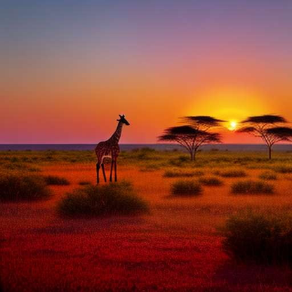 African Giraffe Mandala Midjourney Prompt - Socialdraft