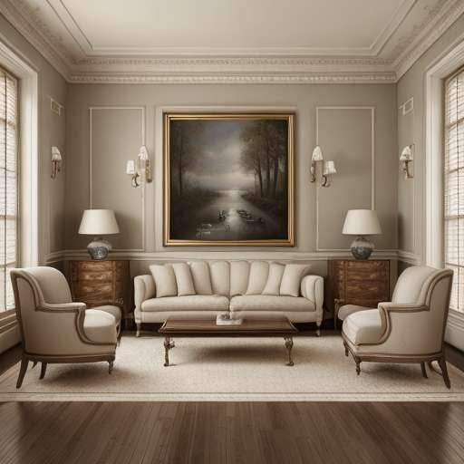 Classic Room Oil Paintings for Home Decor | Custom Midjourney Prompts - Socialdraft