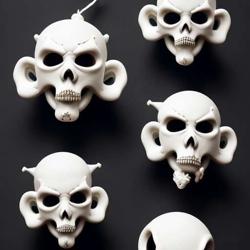 Bone-Chilling Ornaments: Spooky Skull Designs for Halloween - Socialdraft