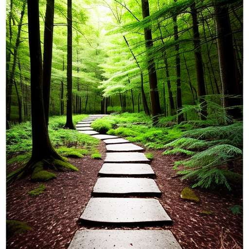 Serene Forest Path Midjourney Prompt: Find Peace in Nature - Socialdraft