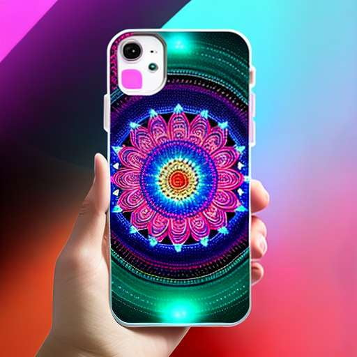 Mandala Art Phone Case Midjourney Prompt - Customizable Design - Socialdraft