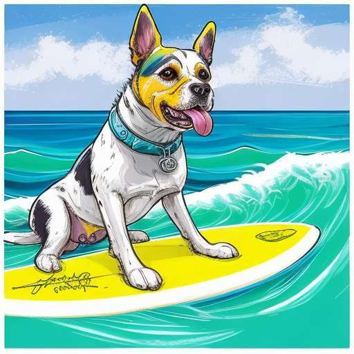 Midjourney Surfing Pets: Customizable Prompts for Creative Expression - Socialdraft