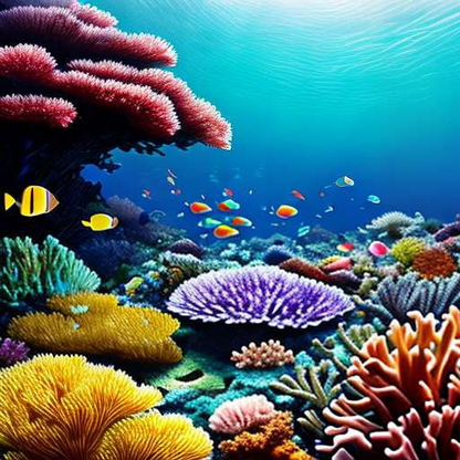 Coral Reef Biome Midjourney Image Prompt - Socialdraft