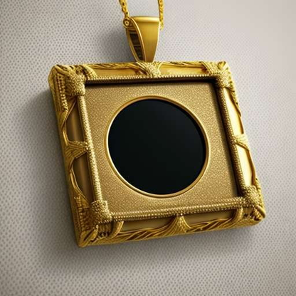 "Customizable Midjourney Gold Pendants for Personalized Style" - Socialdraft