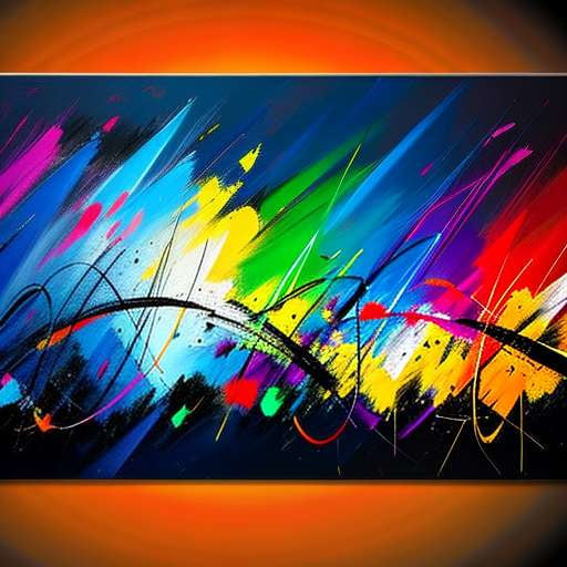 Abstract Expressionist Mural Midjourney Prompt by Piccasso Style - Socialdraft