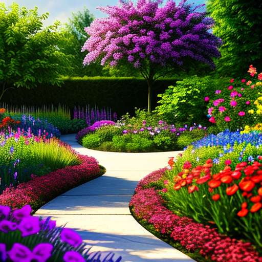 Midjourney Flower Garden Illustration Prompt - Create Your Own Beautiful Garden Art - Socialdraft