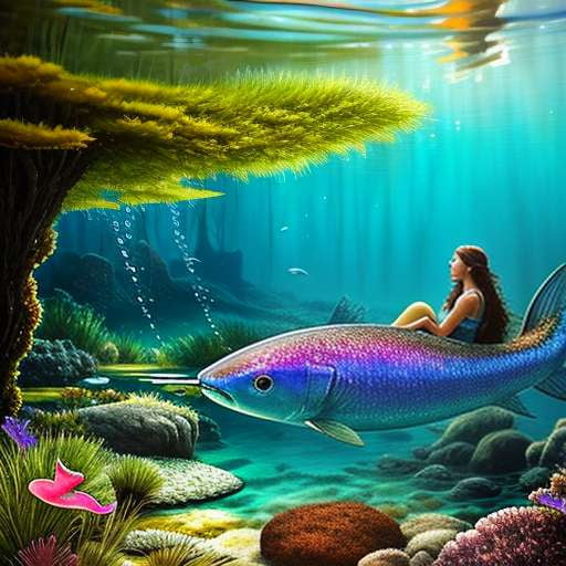 Mermaid Lagoon Midjourney Image Prompt for Custom Art Creation - Socialdraft