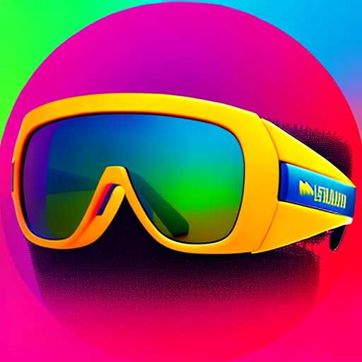 "Neon Shades" Midjourney Prompt - Create Your Own Custom Neon Sunglasses Image - Socialdraft
