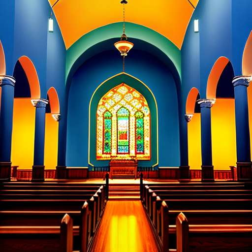 Synagogue Interior Midjourney Portraits: Customizable Jewish Art Prompts - Socialdraft