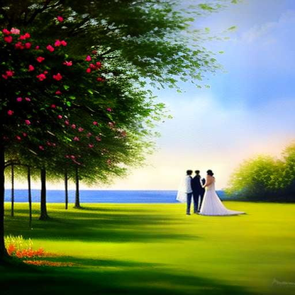 Tropical Island Wedding Midjourney Prompt - Socialdraft