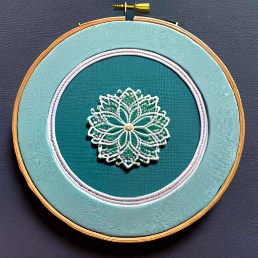 "Customizable Hoop Embroidery Midjourney Prompt" - Socialdraft
