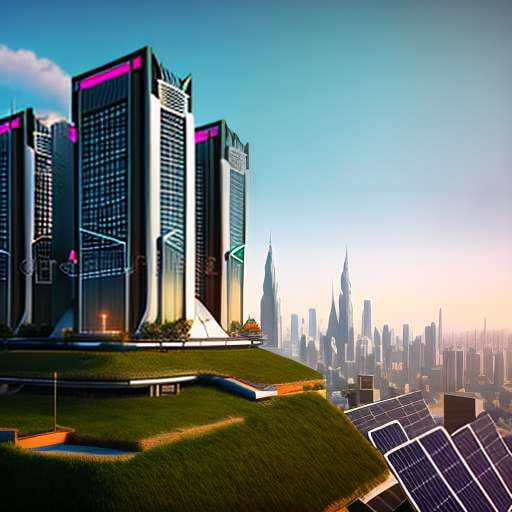Solar-Powered City Castle Prompt for Midjourney Creators - Socialdraft