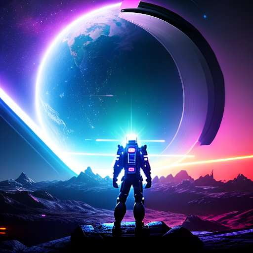 Space Guardian Midjourney Prompt - Create Your Own Galactic Defender with Text-to-Image AI Assistance - Socialdraft