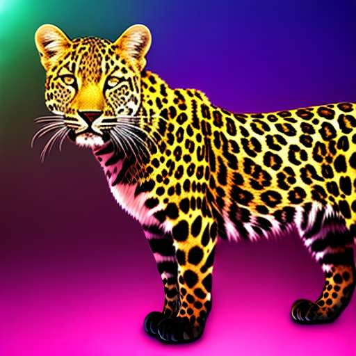 Psychedelic Leopard Midjourney Prompt - Socialdraft