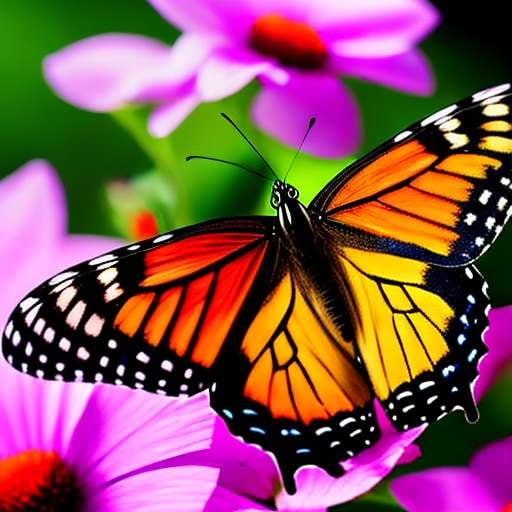 "Create Your Own Butterfly Garden" Midjourney Prompt - Customizable Text-to-Image Model - Socialdraft