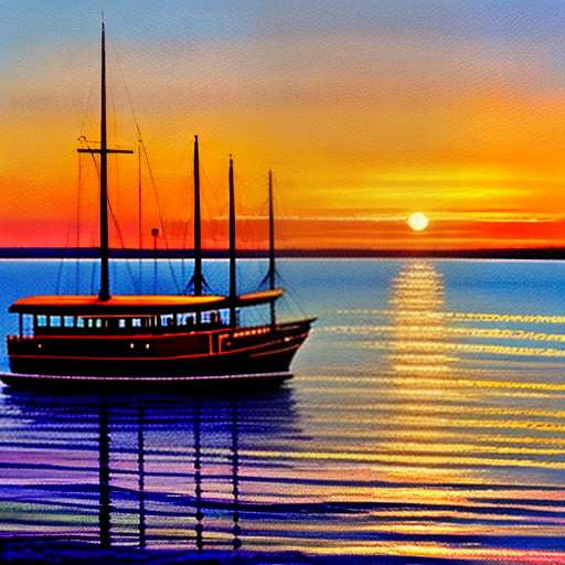 Riverboat Sunset Midjourney Prompt for Customized Text-to-Image Creation - Socialdraft