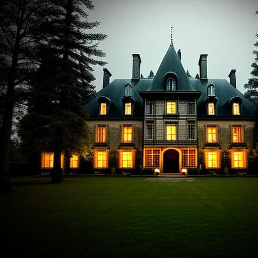 Eerie Chateau Midjourney Prompt: Create Your Own Spooky Mansion - Socialdraft