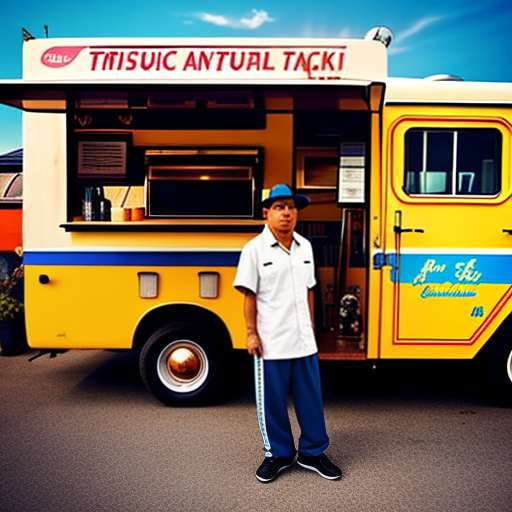 Thai Food Truck Portrait Midjourney Prompt - Socialdraft