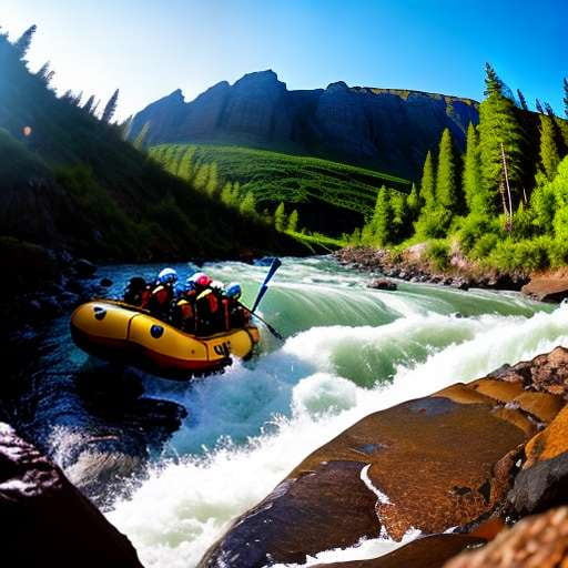 River Rafting Midjourney Adventure Prompt - Socialdraft