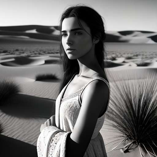 Desert Oasis Portrait Midjourney Prompt - Socialdraft