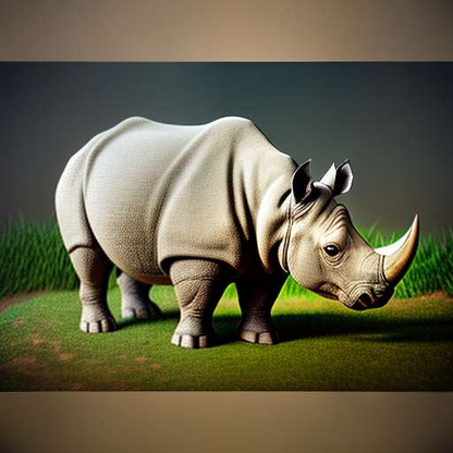 Resilient Rhino Bedtime Art Midjourney Prompt - Socialdraft