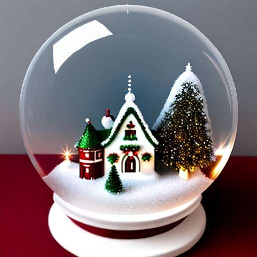 Christmas Snow Globe Midjourney Prompt for DIY Decorations - Socialdraft
