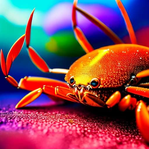 Customizable Crab Midjourney Prompt for Art and Creativity Projects - Socialdraft