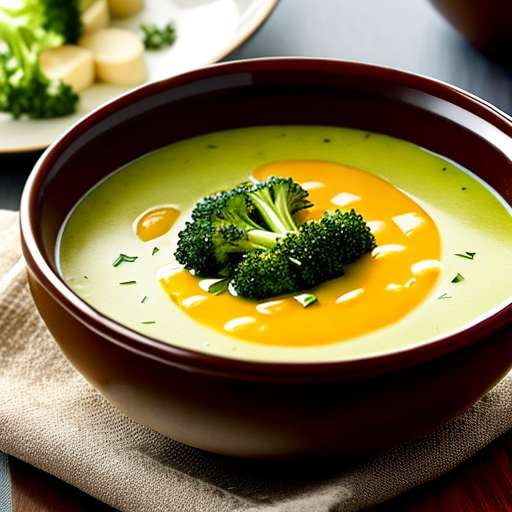 "Customizable Broccoli Cheddar Vegetable Midjourney Prompt" - Socialdraft
