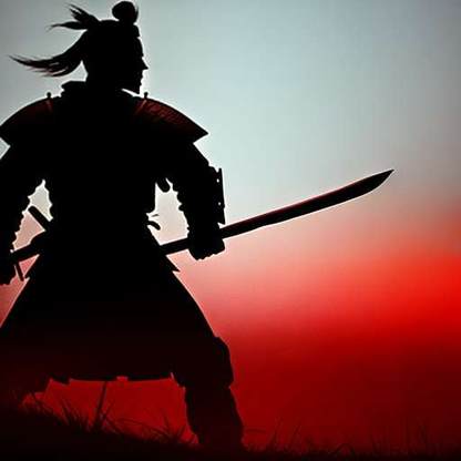 Samurai Battle Scene Midjourney Prompt- Unique Customizable Samurai Art - Socialdraft