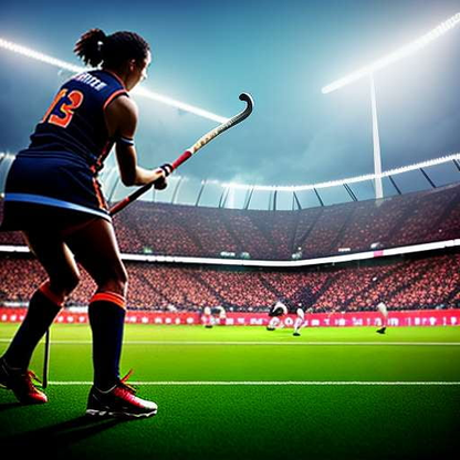 Field Hockey Photography Tribute Midjourney Prompt for Custom Creations - Socialdraft