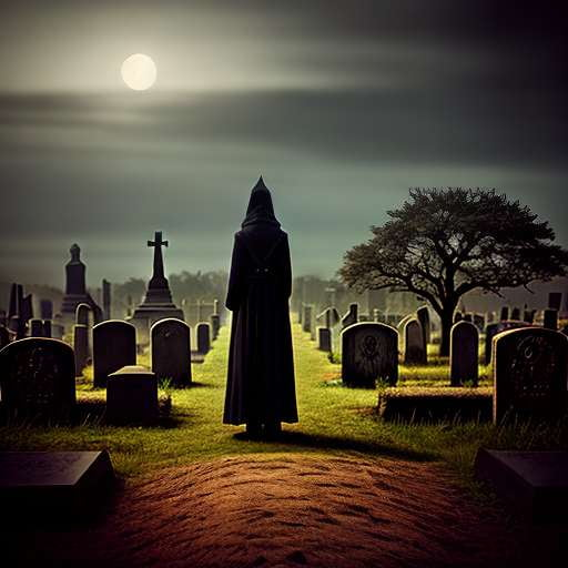 Graveyard Midjourney: Create Your Own Eerie Cemetery Scene - Socialdraft