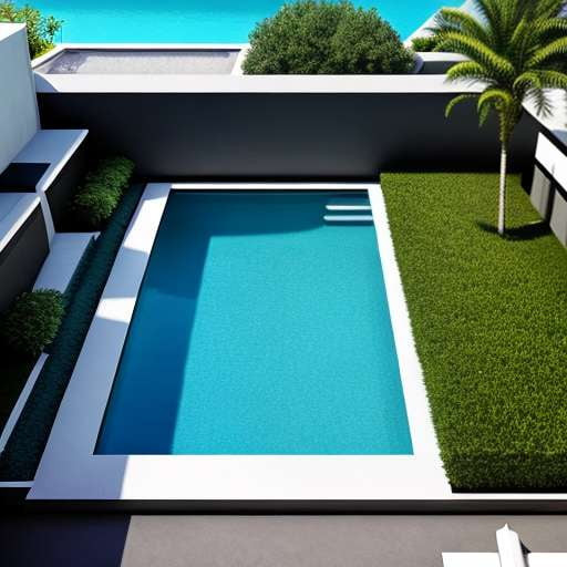 Elevated Pool Midjourney Prompt - Customizable Swimming Pool Design - Socialdraft