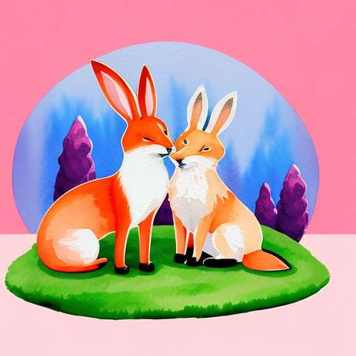 "Customizable Midjourney Prompts for Valentine's Day Animals" - Socialdraft