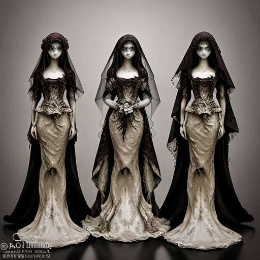 Midjourney Zombie Brides Customizable Prompt Collection for Unique Halloween Costumes - Socialdraft