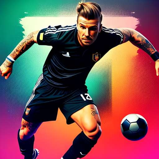 David Beckham Midjourney Image Generation - Socialdraft