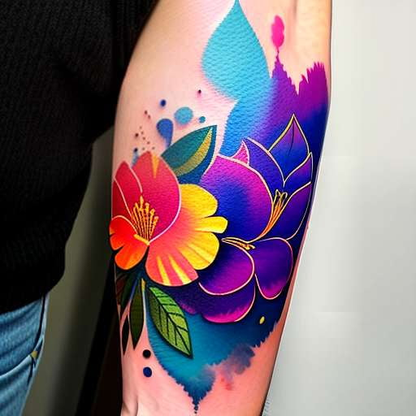 Botanical Sleeve Tattoo - Midjourney Prompt for Custom Art Creation - Socialdraft