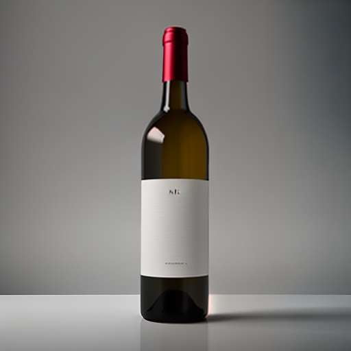 Minimalist Wine Bottle Label Midjourney Prompt - Socialdraft