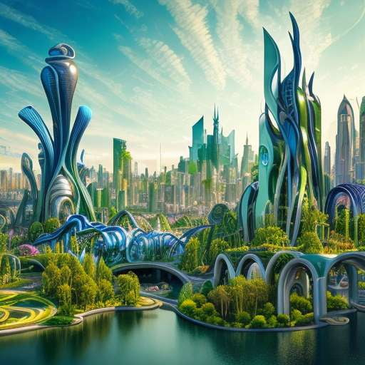 Midjourney Prompt: Surreal Cities of Tomorrow - Sustainable and Imaginative - Socialdraft