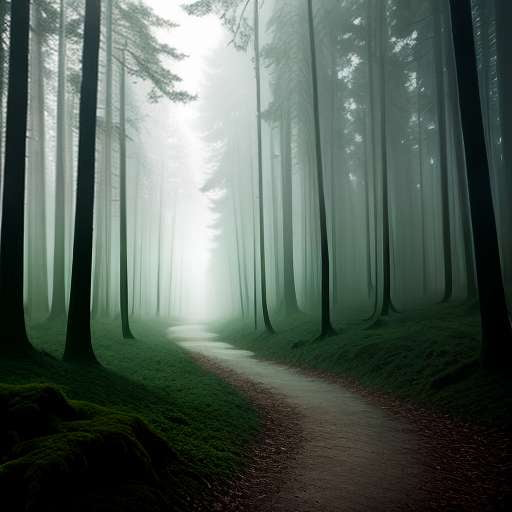 Mystical Dim Forest Midjourney Prompt for Image Generation - Socialdraft
