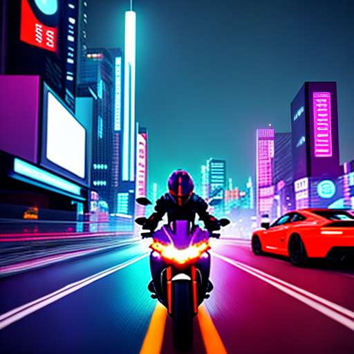 "Rev Up Your Creativity with Post-Modern Motorcycle Rider Midjourney Prompt" - Socialdraft