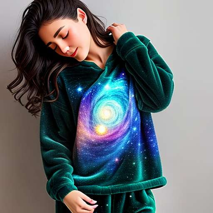 Starry Night Fleece Pajamas Creation Prompt - Midjourney Image Generation - Socialdraft