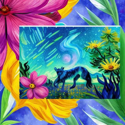 "Starry Creature" Midjourney Prompt - Create Your Own Celestial Animal Art - Socialdraft