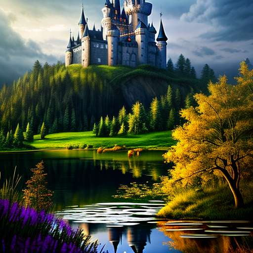 Magical Fairy Tale Castle Midjourney Prompts - Socialdraft