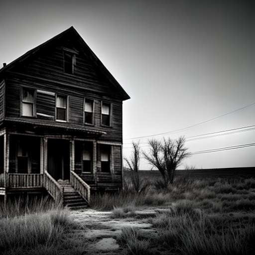 Haunted Ghost Town Midjourney Prompt - Socialdraft