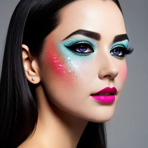 Polka Dot Scales Makeup Image Midjourney Prompt for Custom Creations - Socialdraft