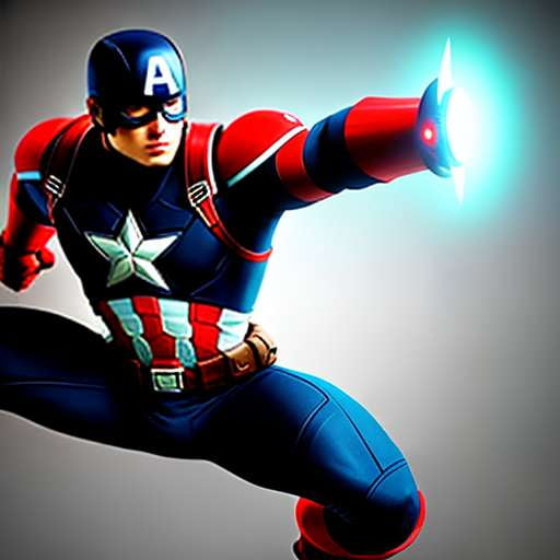 Captain America Shield Throw Midjourney Prompt - Socialdraft